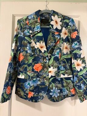 Carlisle Navy Floral Blazer